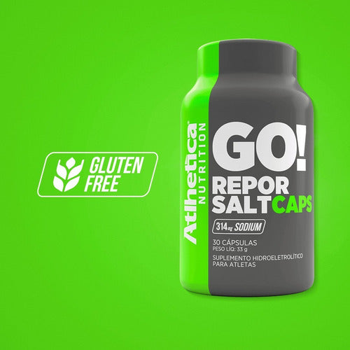 GO! Repor Salt Caps 30 Cápsulas - Atlhetica Nutrition
