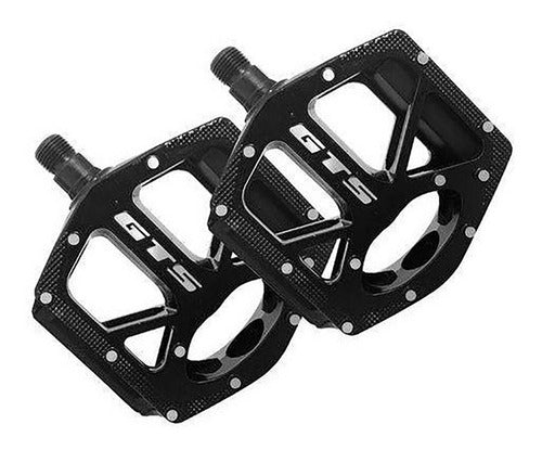 Pedal Gts Plataforma Aluminio Rosca Grossa Esferas Bike
