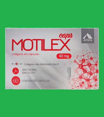 Kit 2 Caixas Motilex Colágeno Tipo Ii 40mg Com 60 Cápsulas