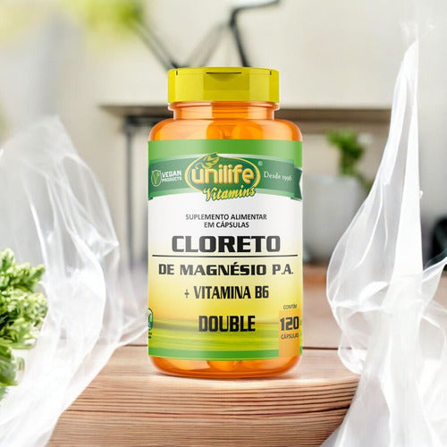 Cloreto De Magnésio P.a. 810mg Unilife 120 Cápsulas