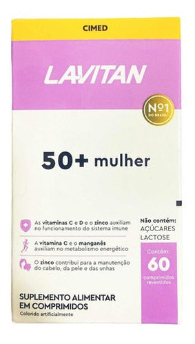 Lavitan Multivitamínico +50 Mulher 60 Cápsulas