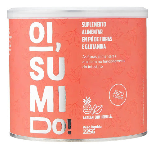 Suplemento Em Pó Oi Sumido Probióticos Sabor Abacaxi Com Hortelã Em Lata De 225g