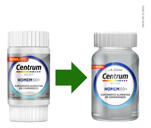 Multivitamínico Centrum Select Homem 50+ 60 comprimidos