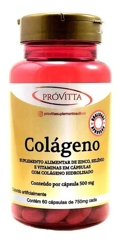 Colágeno Hidrolisado C/ Vitaminas Firmeza Elasticidade Pele
