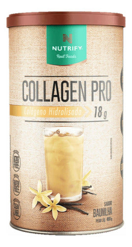 Colágeno Hidrolisado Collagen Pro Nutrify Baunilha 450g