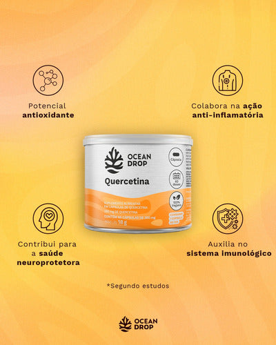 Quercetina - Ocean Drop Sabor Cápsulas
