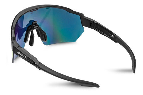 Óculos Atrio Sprinter Lite Kit 3 Lentes Black Red - Bi235 Cor da armação Preto Cor da lente Laranja-claro