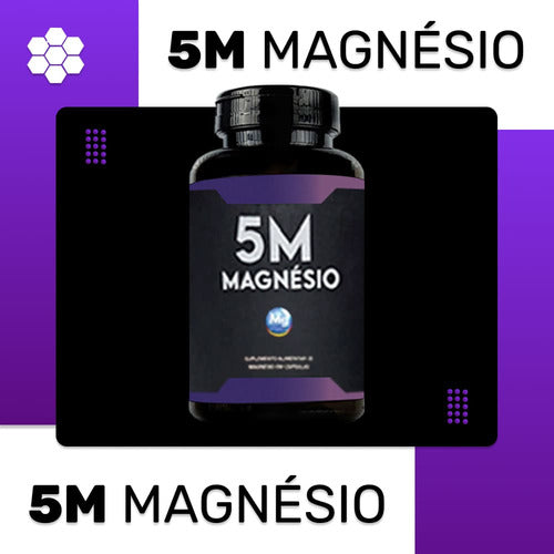 5m Magnésio - 350 Mg - 60 Cápsulas - M5