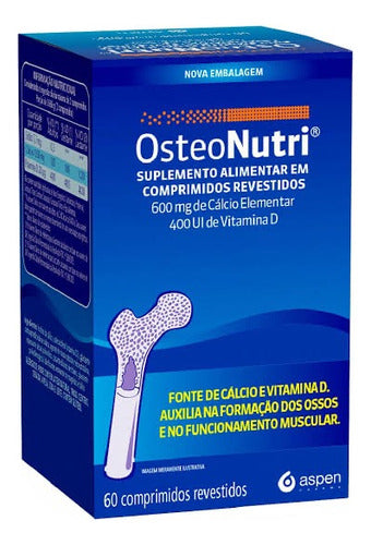 Osteonutri Cálcio 600mg Vit. D 400ui 60 Comp Revestidos