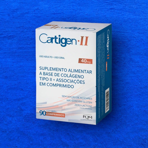 Cartigen Colágeno Tipo 2 40mg 90 Comprimidos Sabor Sem sabor