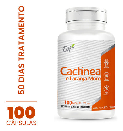 Morosil Laranja Moro + Cactinea 500mg 100 Cáps Cada Denature Sabor Natural