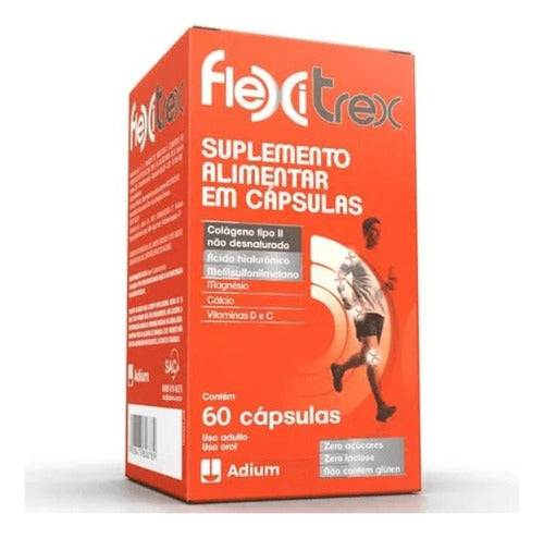 Flexitrex Colágeno Tipo 2 60caps - Adium Sabor Sem sabor