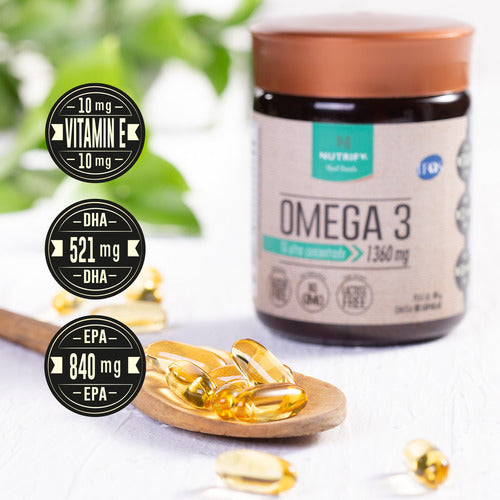 Ômega 3 TG 1360mg Ultra Concentrado 120 cápsulas Nutrify